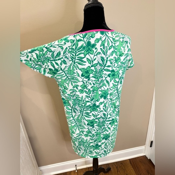 Women’s LILLY PULITZER Margene Pima cotton Pajama sleep dress- Size M - Picture 5 of 8